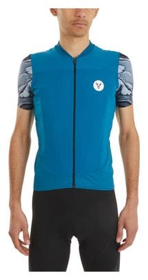 Maillot Manches Courtes LeBram Ventoux Pétrole Bleu Pelforth