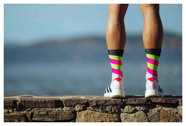 Chaussettes Incylence Ultralight Spirals Noir/Vert