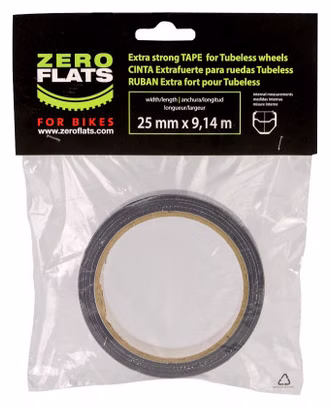 Cinta Técnica Zero Flats Llanta <p>Tubeless</p>9m