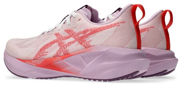 Chaussures Running Asics Novablast 5 Blanc/Corail/Violet Femme