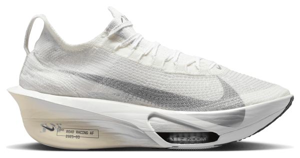 Nike Alphafly 3 Running Shoes, White/Silver, Men's