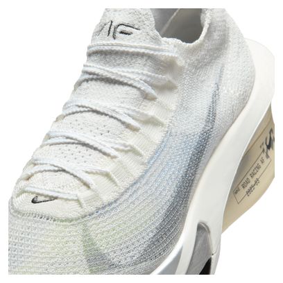 Nike Alphafly 3 Running Shoes, White/Silver, Men's