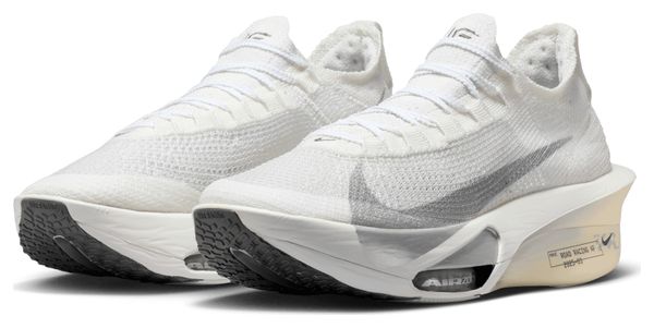 Nike Alphafly 3 Running Shoes, White/Silver, Men's