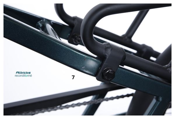 Vélo Cargo Longtail Électrique O2 Feel Equo Cargo Power 4.2 Shimano Deore 10V 720 Wh 20/26'' Vert Émeraude - Produit Reconditionné / Bon État
