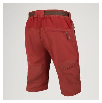 Short Endura Hummvee Short With Liner Rouge Homme