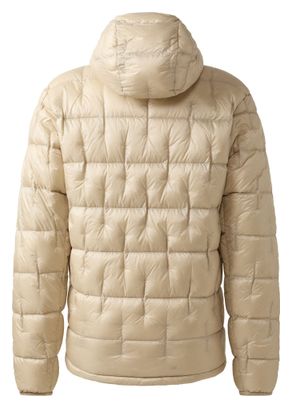 Giacca con cappuccio Haglöfs Hede Down Beige da uomo