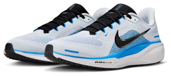 Nike Pegasus 41 hardloopschoenen wit/blauw voor heren