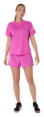 Pantaloncini Asics Icon 4in Rosa Donna