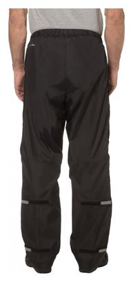 Pantalon de pluie Vaude Fluid Full-Zip II Noir