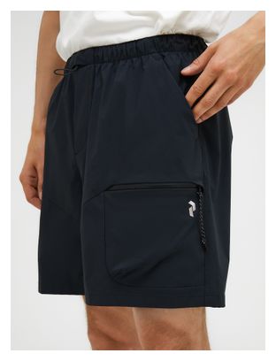 Pantalones cortos Peak Performance Outdoor Cargo negros para hombre