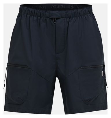 Pantalones cortos Peak Performance Outdoor Cargo negros para hombre
