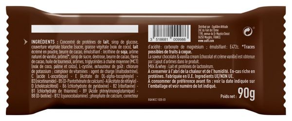 La Barre Gainer Chocolate et Vanilla Cream x 16 barres