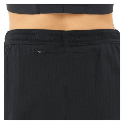 Short Splité Salomon Sense Aero 3in Noir Femme