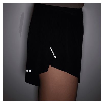 Short Splité Salomon Sense Aero 3in Noir Femme