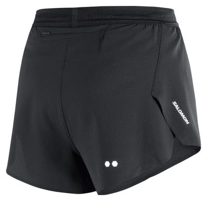 Short Splité Salomon Sense Aero 3in Noir Femme