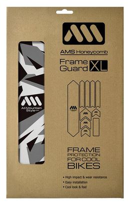 All Mountain Style Honeycomb XL Frame Protection Kit 10 stuks - Digital Camo