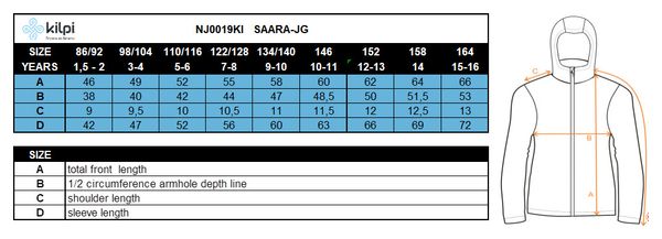 Veste hiver fille Kilpi SAARA-JG