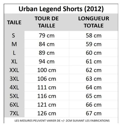 Short Urban Legend Noir - Brandit (3XL)
