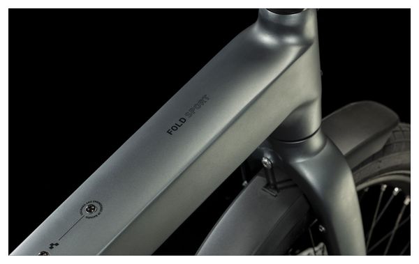 Cube Fold Sport Hybrid 500 Faltelektrorad Shimano Tiagra 10S 500 Wh 20'' Flash Grey