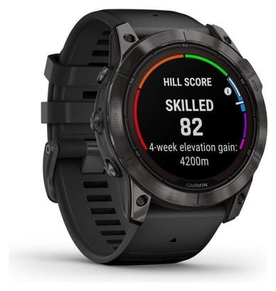 GARMIN Fenix 7 Pro Sapphire Solar - Montre de sport connectée - Noir