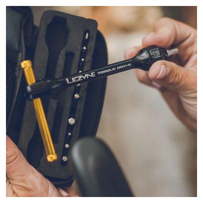Lezyne TORQUE DRIVE Drehmomentschlüssel-Set Schwarz Gold