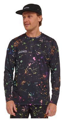 Maillot Manches Longues Dharco Race Noir/Multicouleur