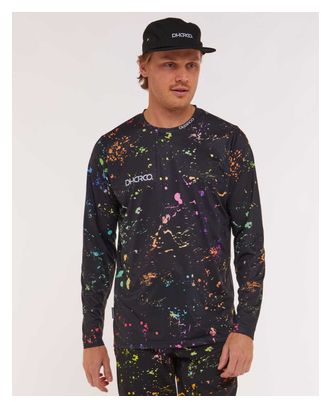 Maillot Manches Longues Dharco Race Noir/Multicouleur