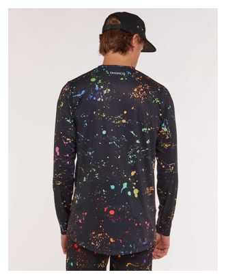 Maillot Manches Longues Dharco Race Noir/Multicouleur