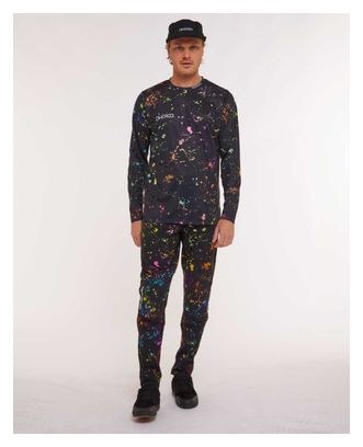 Maillot Manches Longues Dharco Race Noir/Multicouleur