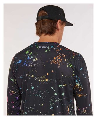 Maillot Manches Longues Dharco Race Noir/Multicouleur