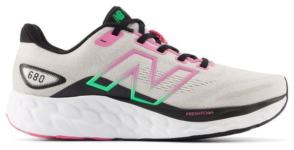 Laufschuhe New Balance Fresh Foam 680 v8 Grau Rosa Damen