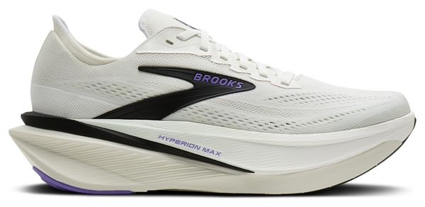 Zapatillas de running Brooks Hyperion Max 4 blancas/moradas para hombre
