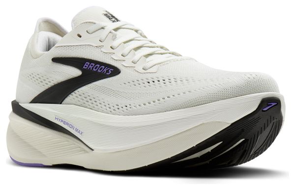 Zapatillas de running Brooks Hyperion Max 4 blancas/moradas para hombre