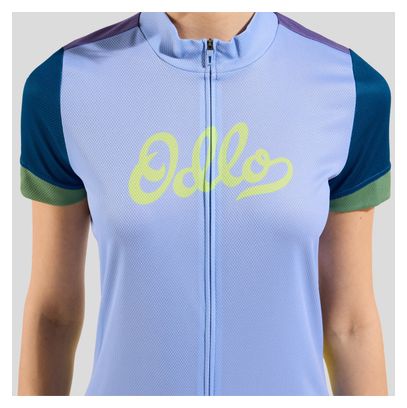 Odlo Heritage Essentials Women's Short Sleeve Jersey Blue/Multi