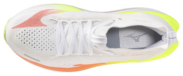 Zapatillas de running Mizuno Neo Vista 3 blancas/naranjas para mujer