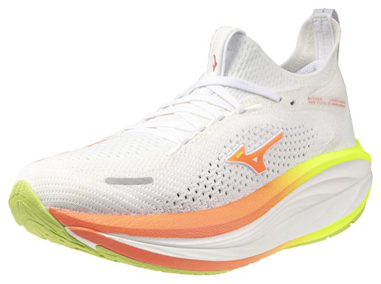 Zapatillas de running Mizuno Neo Vista 3 blancas/naranjas para mujer
