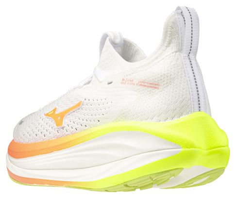 Zapatillas de running Mizuno Neo Vista 3 blancas/naranjas para mujer