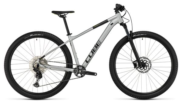 VTT CUBE Attention SLX silvergrey´n´lime