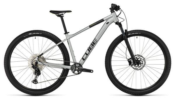 VTT CUBE Attention SLX silvergrey´n´lime