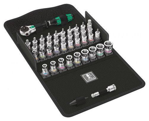 Wera - Cliquet 8100 SA All-in Zyklop Speed 1/4  avec Set d'Embouts