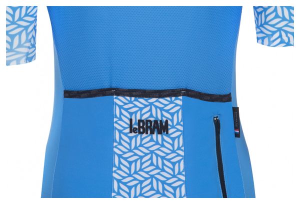 Maglia a maniche corte da donna LeBram Aspin Azzurro vestibilità sartoriale