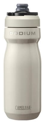 Botella de agua Camelbak Podium de acero aislado de 0,5 L beige