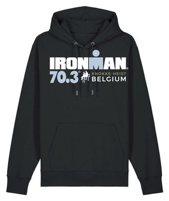 Felpa con cappuccio Ironman 70.3 Belgium Nero