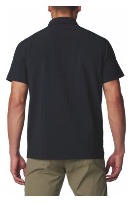 Columbia Mountaindale Camisa de Manga Corta Negra