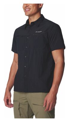 Columbia Mountaindale Camisa de Manga Corta Negra