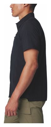 Columbia Mountaindale Camisa de Manga Corta Negra