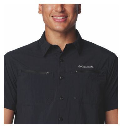 Columbia Mountaindale Camisa de Manga Corta Negra