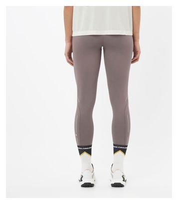 Salomon SHKout Core Long Tights Braun Women