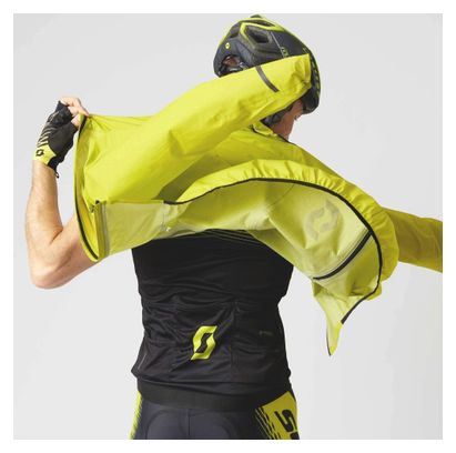 Chaqueta impermeable Scott RC Weather Amarillo