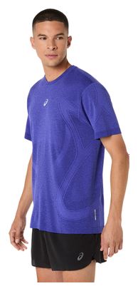 Maglia a maniche corte Asics Road Seamless viola da uomo